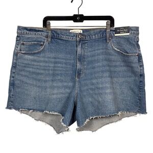 NWT ABERCROMBIE & FITCH "The Dad Short" High-rise, Plus-size Cut, Size 36/22